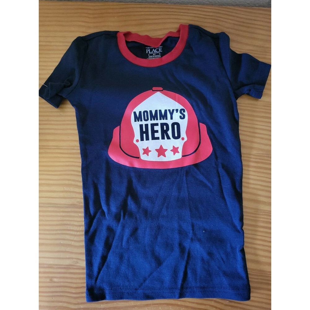Children's Place | Mommy's Little Hero Firetruck | Bodysuit & Pants Outfit | 5T